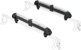 FITフィット車(パーツ、アクセサリー)!ホンダ純正スキー/スノーボードアタッチメント(ロック付)ガルウイングタイプ