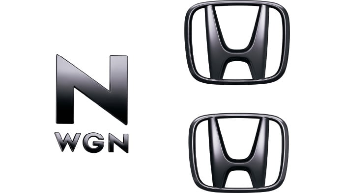 HONDA ホンダ 純正 ブラックエンブレム N-WGN用 08F20-TKR-000B | honda純正 ホンダ純正 JH3 JH4 NWGN N-WGN エンブレム ロゴ 車 交換 部品 車用品 カー用品 外装 パーツ ポイント消化