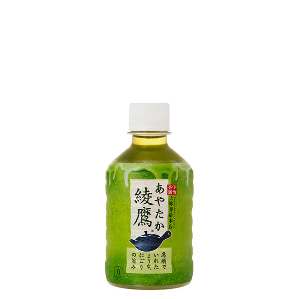 綾鷹280mlPET入数24本1ケース|お茶おちゃコカ・コーラコカコーラcocacolaこかこーら本格的味わい旨み渋み苦み緑茶国産ビタミンC280