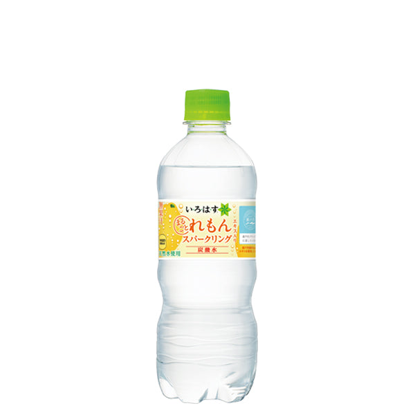 い・ろ・は・すスパークリングれもん515mlPET入数24本1ケース|炭酸いろはすコカ・コーラコカコーラcocacolaこかこーられもんエキスさわやか味わい瀬戸内産ナチュラルミネラルウォーター糖類果糖砂糖レモンエキス酸味料酸化防止剤ビタミンC515