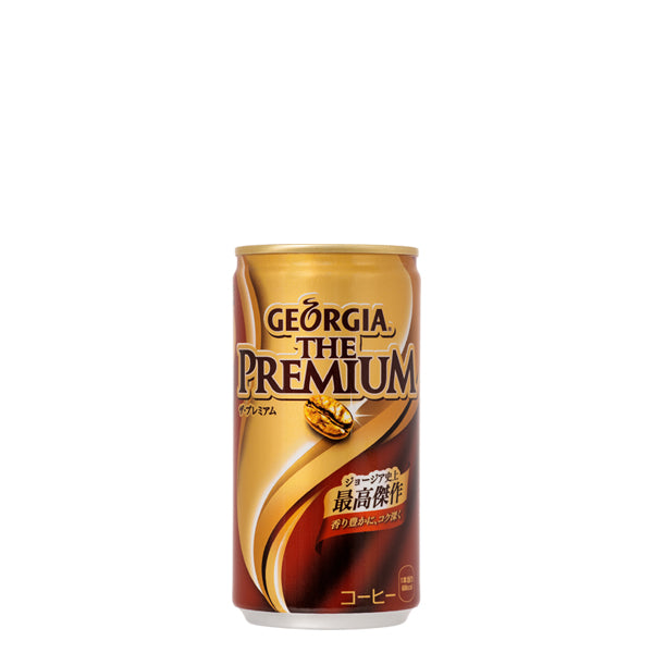 ジョージアザ・プレミアム缶185g入数30本1ケース|コーヒーコカ・コーラコカコーラcocacolaこかこーらコク香りブラジル産最高等級豆コーヒー豆牛乳コーヒー砂糖クリームコーヒーオイル香料カゼインNa乳化剤