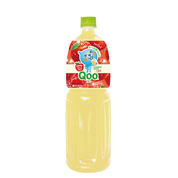 ミニッツメイドQooりんご1.5LPET入数8本1ケース|果汁ミニッツメイドコカ・コーラコカコーラcocacolaこかこーら保存料不使用合成着色料不使用国産果実エキス果実健康成分りんごりんご酸りんご果糖ぶどう糖液糖りんごエキス香料酸味料1500
