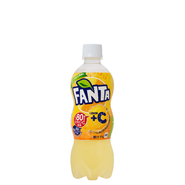 ファンタレモン+CPET500ml入数24本1ケース|炭酸ファンタファンタレモンレモン+Cコカ・コーラコカコーラcocacolaこかこーらフルーティー楽しいご褒美レモン果汁1%果糖ぶどう糖液糖レモン果汁レモンエキス炭酸V.C香料酸味料着色料紅花黄500