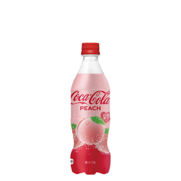 コカ・コーラピーチPET500ml入数24本1ケース|炭酸コカ・コーラコカコーラcocacolaこかこーら人気製品コカ・コーラピーチ白桃果汁みずみずしい香り果糖ぶどう糖液糖もも果汁炭酸カラメル色素500