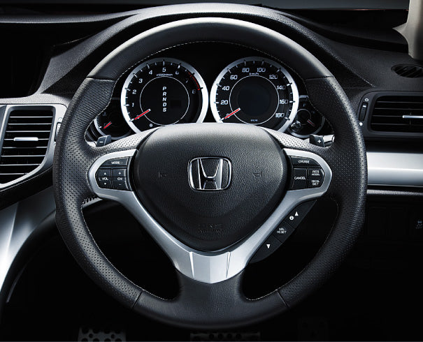 HONDA ホンダ Accord アコード ホンダ純正 ステアリングホイール(本革製・ブラック・ステッチ入り)【 2011.2~次モデル】