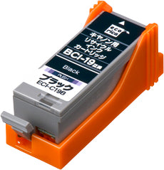 リサイクルエコリカ!リサイクルインクカートリッジキヤノン互換製品!エコリカ型番【ECI-C19B】対応純正品【BCI-19BK】色【ブラック】