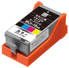 エコリカ!インクカートリッジキヤノン【ECI-C19C】【BCI-19CLR】【(ブラック・シアン・マゼンタ・イエロー)一体型カートリッジ】