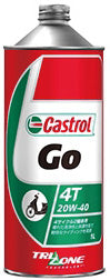 CastrolカストロールエンジンオイルGO!4T20W-4020L缶【desirdevivre】