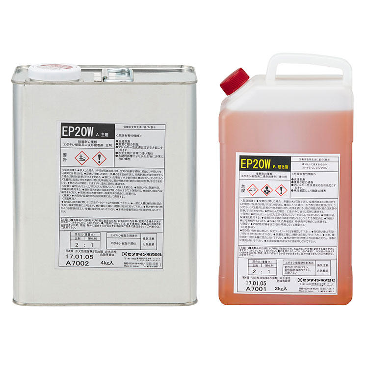 CEMEDINEセメダインEP20R3kgセット金属コンクリート接着クラック注入低粘度二液型エポキシ樹脂系接着剤ヘアクラック注入金属コンクリート接着