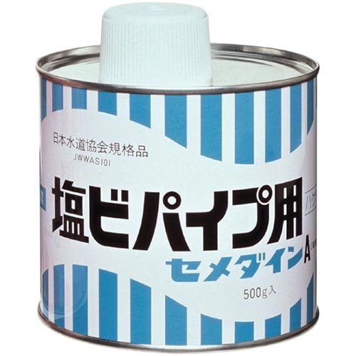 CEMEDINEセメダイン塩ビパイプ用500g接着剤塩ビパイプ専用接着剤硬質塩ビ接着ドープセメントタイプ半硬質塩ビ硬質塩ビパイプ上水道下水道接着