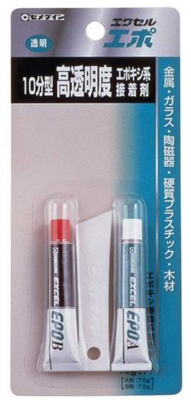 CEMEDINEセメダインエクセルエポ15gセット接着剤透明耐熱耐水耐薬品速硬化日曜大工プラモデル金属模型釣り具制作補修