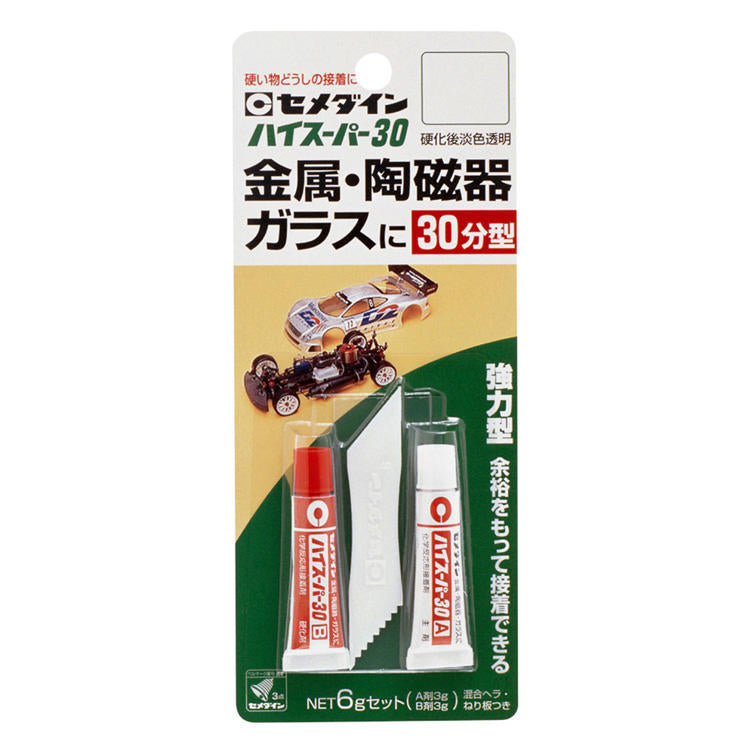 CEMEDINEセメダインハイスーパー306gセット接着剤エポキシ系接着剤便利金属陶磁器硬質素材接着最適耐熱耐水耐薬品硬化日曜大工プラモデル金属模型釣り具制作補修