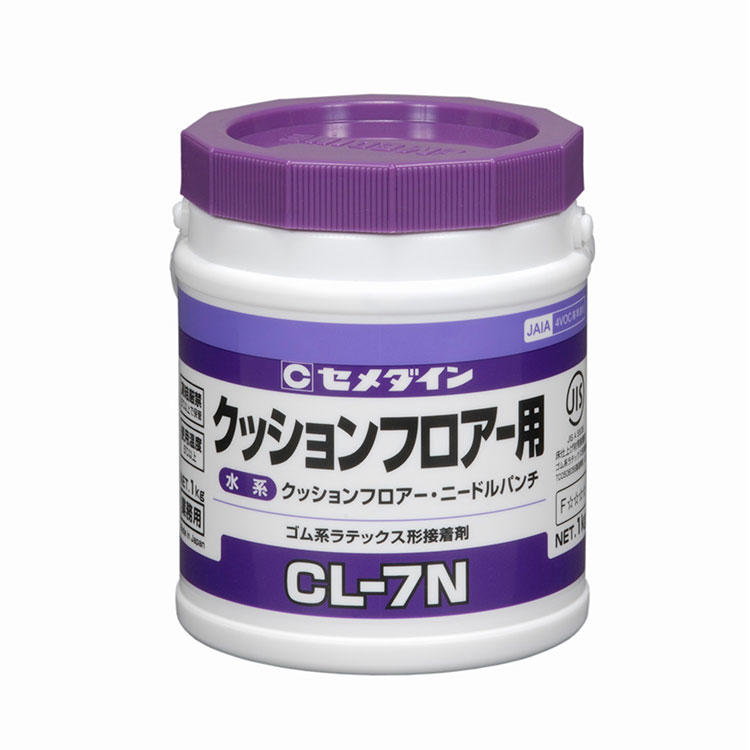 CEMEDINEセメダインCL-7N1kg合成ゴム系ラテックス形水性接着剤クッションフロアーニードルパンチジュートバック水性合成ゴム系接着剤クッションフロア接着