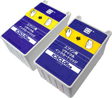 エコリカ!インクカートリッジEPSONエプソン互換製品!エコリカ型番【ECI-E06C2P】対応純正品【IC5CL06W】色【カラー2本袋入パック】
