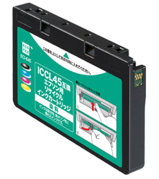 エコリカ!インクカートリッジEPSONエプソン【ECI-E45】【ICCL45】【(染色インク:ブラック、シアン、マゼンタ、イエロー)】