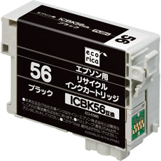 エコリカ!インクカートリッジEPSONエプソン互換製品!エコリカ型番【ECI-E56B】対応純正品【ICBK56】カラー【ブラック】