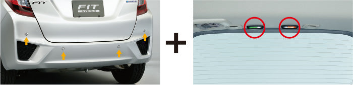 HONDAホンダFITフィットホンダ純正センサーインジケーターパッケージ■リア用【対応年式2014.6~次モデル】【desirdevivre】