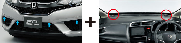 HONDAホンダFITフィットホンダ純正センサーインジケーターパッケージ■フロント用【対応年式2015.9~次モデル】【desirdevivre】