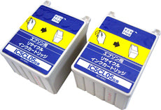 エコリカ!インクカートリッジEPSONエプソン互換製品!エコリカ型番【ECI-E05C2P】対応純正品【IC5CL05W】色【カラー2本袋入パック】