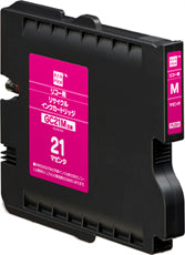 エコリカ!インクカートリッジRICOHリコー互換製品!エコリカ型番【ECI-RC21M】対応純正品【GC21M】カラー【マゼンタ】