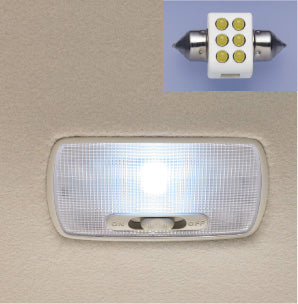 FREEDフリード!ホンダ純正防水LEDルームランプ★LEDバルブ（ホワイト）1個入り12V・0.7W