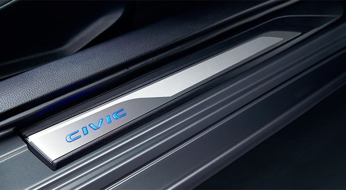 HONDAホンダ純正CIVICシビックサイドステップガーニッシュ2017.7～仕様変更08E12-TEA-000A