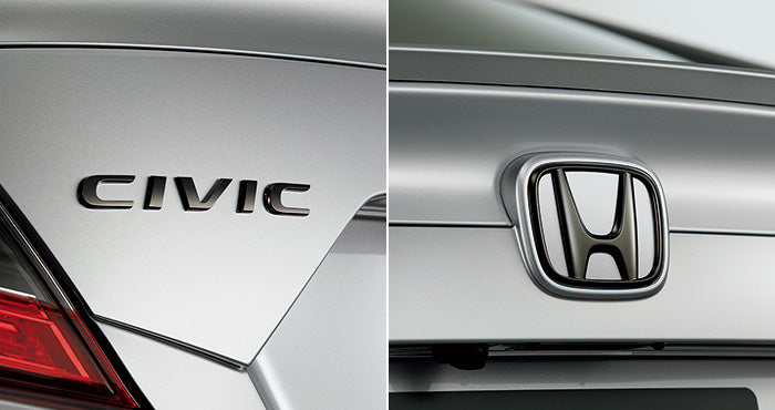 HONDAホンダ純正CIVICシビックブラックエンブレム2017.7～仕様変更08F20-TGG-000