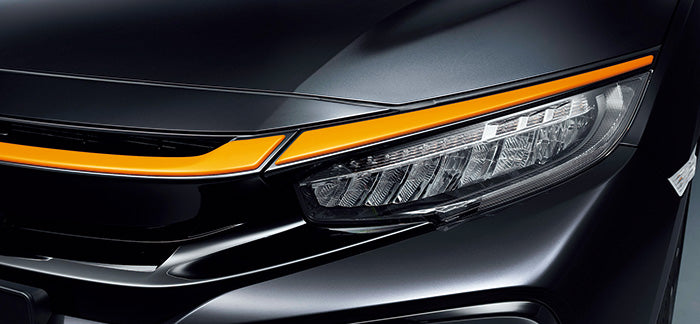 HONDAホンダ純正CIVICシビックフロントグリルガーニッシュ2017.7～仕様変更08F21-TGG-000A