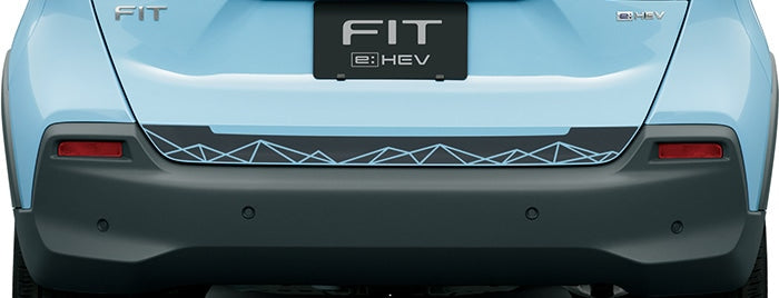 HONDA ホンダ 純正 デカール テールゲート ダークグレー 08F30-TZA-000C | ホンダ純正 FIT フィット GR1 GR2 GR5 GR7 E:HEV フィットハイブリッド GR3 GR4 GR6 GR8 デカール ステッカー シール おしゃれ エクステリア 外装