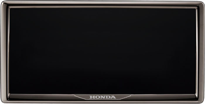 HONDA ホンダ 純正 ライセンスフレーム ダーククローム調メッキタイプ フロント用 08P25-PD1-000B | honda純正 ホンダ純正 フリード N-BOX NBOX N-VAN NVAN N-WGN NWGN オデッセイ S660 シャトル ステップワゴン ヴェゼル ナンバーフレーム ナンバープレートリム