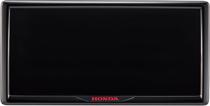 HONDA ホンダ 純正 ライセンスフレーム ベルリナブラックタイプ リア用 08P26-PD1-010C | honda純正 ホンダ純正 フリード N-BOX NBOX N-ONE NONE N-VAN NVAN N-WGN NWGN オデッセイ シャトル ステップワゴン ヴェゼル ナンバーフレーム ナンバープレートリム