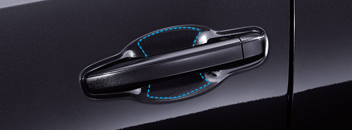 HONDAホンダ純正ドアハンドルプロテクションフィルム08P48-TEA-000|INSIGHTインサイトZE4CIVICシビックセダンFC1ハッチバックFK7ドアハンドルプロテクションフィルムプロテクションフィルムキズ防止キズ保護プロテクターホンダ純正クリア透明車