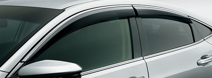 HONDAホンダ純正ドアバイザー08R04-TEG-000|INSIGHTインサイトZE4CIVICシビックセダンFC1ドアバイザー雨雨よけ雨除け後付けホンダ純正取り付けおすすめエアロパーツ車外装車用品カー用品部品パーツ