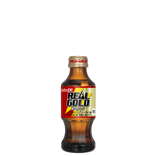 リアルゴールドオリジナル120mlOWB入数30本1ケース|炭酸コカ・コーラコカコーラcocacolaこかこーら美味しさ栄養成分ビタミンCローヤルゼリー果糖ぶどう糖液糖高麗人参エキス香料クエン酸アスパラギン酸NaビタミンB2ビタミンB6ビタミンP120