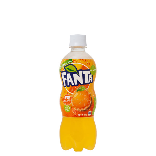 ファンタオレンジPET500ml入数24本1ケース|炭酸ファンタオレンジコカ・コーラコカコーラcocacolaこかこーら果汁ブレンドフルーティーおいしさ果汁1%果糖ぶどう糖液糖オレンジ果汁オレンジエキス炭酸ビタミンCカロチン色素甘味料ステビア500