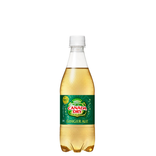 カナダドライジンジャーエール500mlPET入数24本1ケース|炭酸カナダドライカナダジンジャーエールコカ・コーラコカコーラcocacolaこかこーらジンジャーエキスブレンドジンジャードライ刺激甘さ控えめ味わいアルコール果糖ぶどう糖液糖ビタミンC500