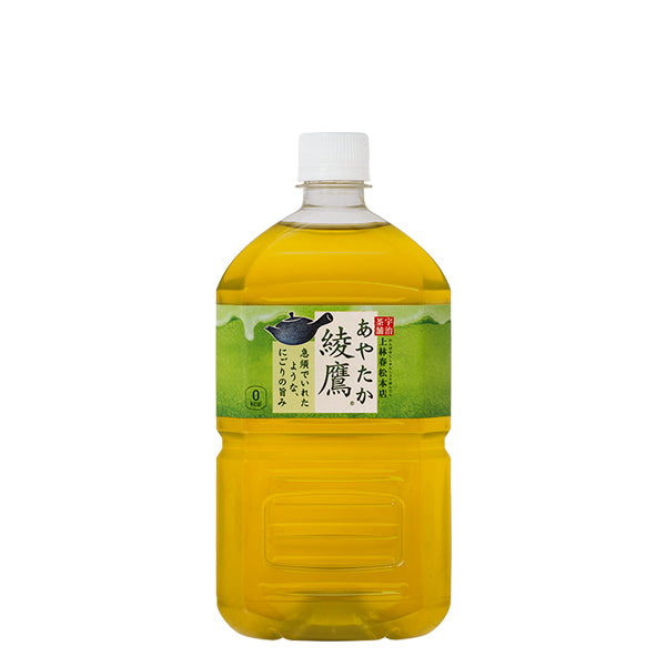 綾鷹1LPET入数12本1ケース|お茶おちゃコカ・コーラコカコーラcocacolaこかこーら本格的味わい旨み渋み苦み緑茶国産ビタミンC1000