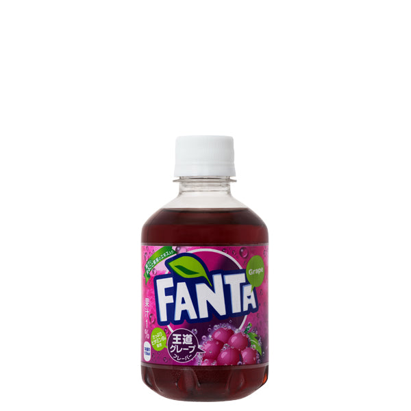 ファンタグレープPET280ml入数24本1ケース|炭酸ファンタグレープコカ・コーラコカコーラcocacolaこかこーら果汁ブレンドフルーティーおいしさ果汁1%果糖ぶどう糖液糖ぶどう果汁ぶどうエキスカラメルアントシアニン安息香酸NaビタミンB6280