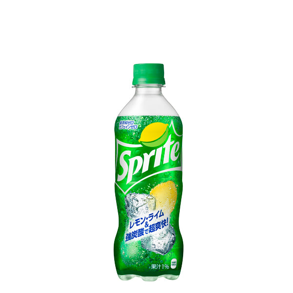 スプライトPET470ml入数24本1ケース|炭酸スプライトコカ・コーラコカコーラcocacolaこかこーら強炭酸レモンライムフルーティー酸味爽やか味わい甘さバランス夏最適果糖ぶどう糖液糖果汁レモンライム炭酸ステビア酸化防止剤ビタミンC470