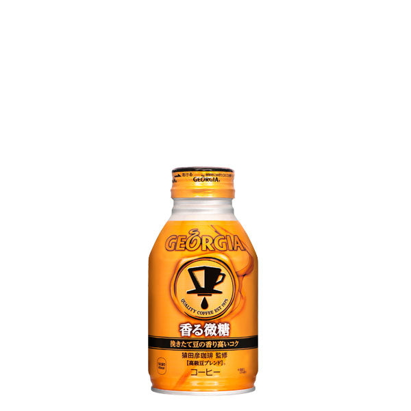 ジョージア香る微糖ボトル缶260ml入数24本1ケース|コーヒーコカ・コーラコカコーラcocacolaこかこーら香り挽きたてアロマ製法高級コーヒー豆国産牛乳スペシャルティコーヒー専門店猿田彦珈琲監修砂糖カゼインNaシリコーンアセスルファムＫ260