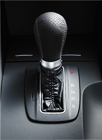 HONDA ホンダ ACCORD アコード ホンダ純正 セレクトノブ(本革製・ブラック・ステッチ入り)【 2012.04～次モデル】