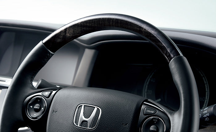 HONDA ホンダ Accord HYBRID アコードハイブリッド ホンダ純正 ウッディステアリングホイール 【 2014.4～次モデル】