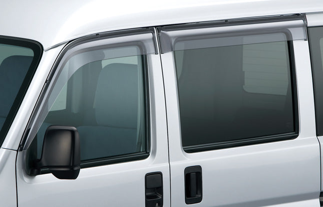 HONDA ホンダ ACTYVAN アクティバン ホンダ純正 ドアバイザーフロント用左右セット／リア用左右セット 【 2014.4～次モデル】 | ドア バイザー 雨 雨よけ 後付け 取り付け 交換 部品 パーツ ポイント消化