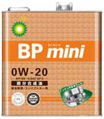 BPビーピーエンジンオイルミニキュート部分合成油0W-203L缶