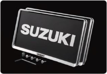 SUZUKIスズキCARRYキャリースズキ純正ナンバープレート＆ナンバープレートロックボルトセット【対応年式2015.8～次モデル】