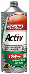 CastrolカストロールエンジンオイルACTIV4T10W-404L缶【desirdevivre】