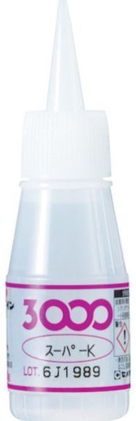 CEMEDINEセメダイン3000スーパーK20gプラボトル一成分形無溶剤常温硬化強力接着瞬間接着剤中粘度型α-エチルシアノアクリレート無色透明金属硬質プラスチックゴムパッキン自動車内装ゴム部品接着電気部品電子部品瞬間接着接着剤