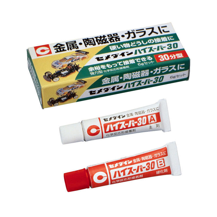 CEMEDINEセメダインハイスーパー306gセット接着剤エポキシ系接着剤便利金属陶磁器硬質素材接着最適耐熱耐水耐薬品硬化日曜大工プラモデル金属模型釣り具制作補修
