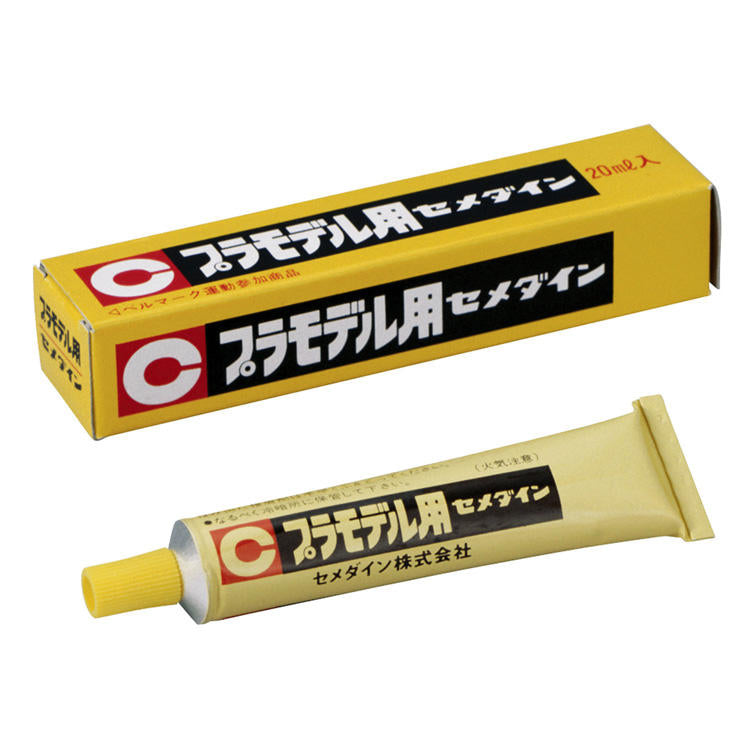 CEMEDINEセメダインプラモデル用20mL接着剤パーツ強力接着スチロールプラモデル組立て修理