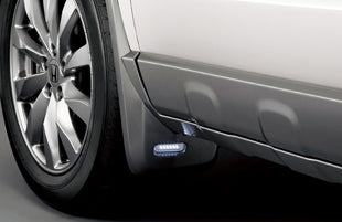 CR-V!ホンダ純正マッドガード・パドルライト（LED）付（フロント用、左右セット）グレー塗装タイプ